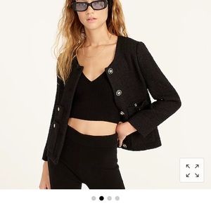 NWT J Crew ladies jacket in maritime tweed. Size 6. NWT